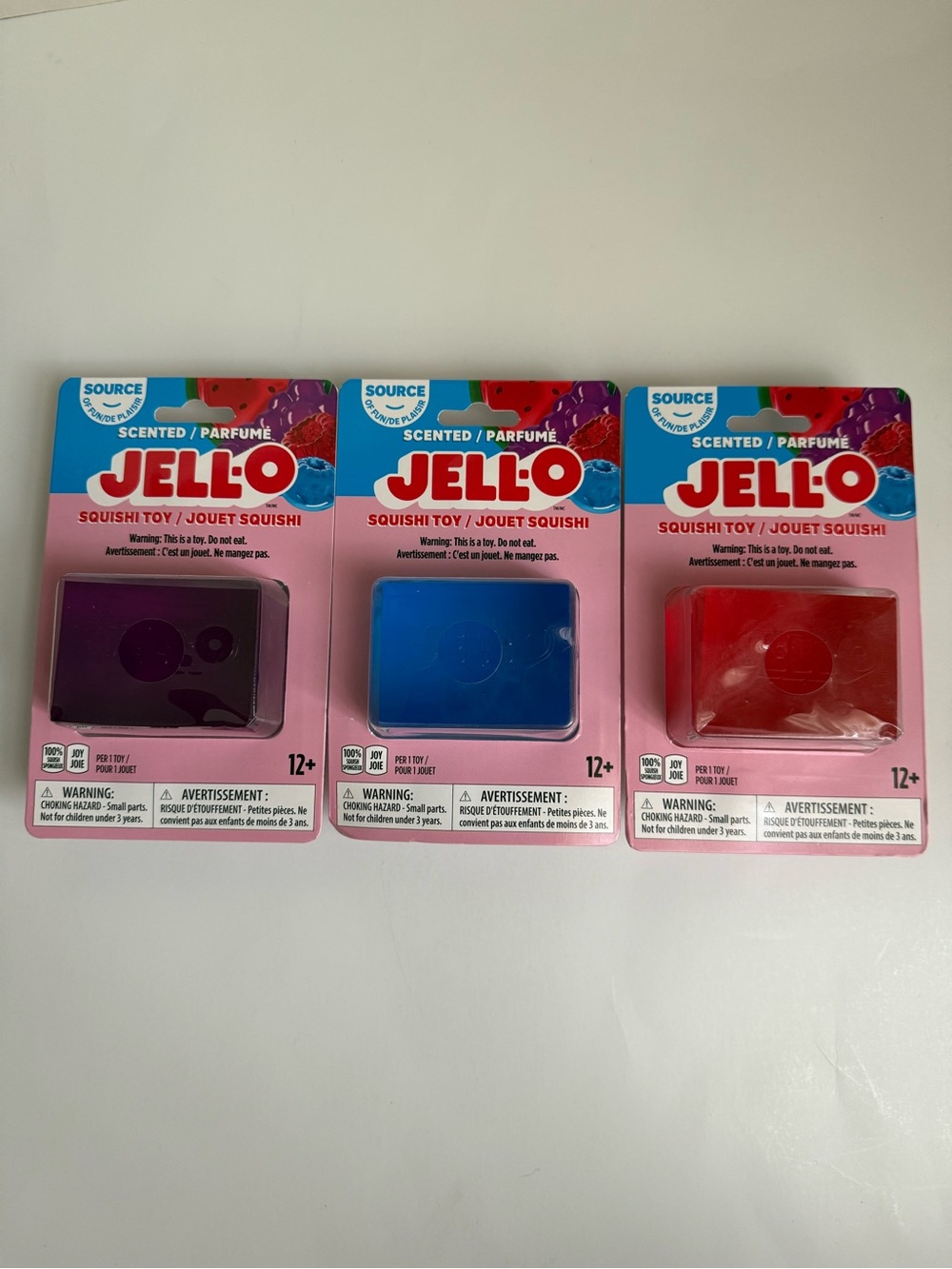 Scented Jell-O Squishi Sensory Toy Bundle